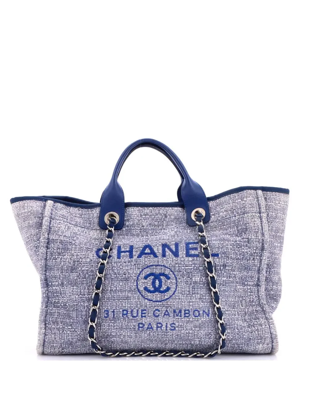 Chanel Deauville Tote Raffia With #321035C41B